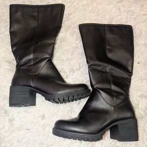 ELOQUII ELEMENTS Black Boots Sz 7.5 W.